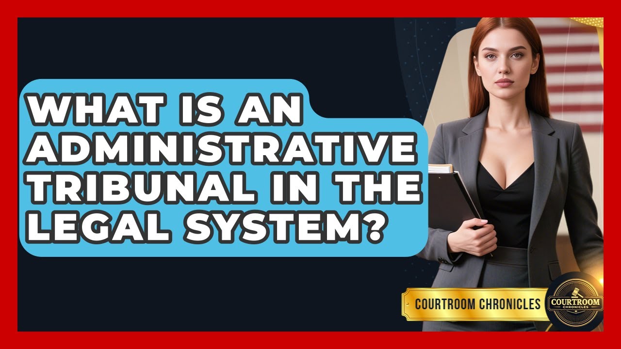 What Is An Administrative Tribunal In The Legal System? - Courtroom Chronicles