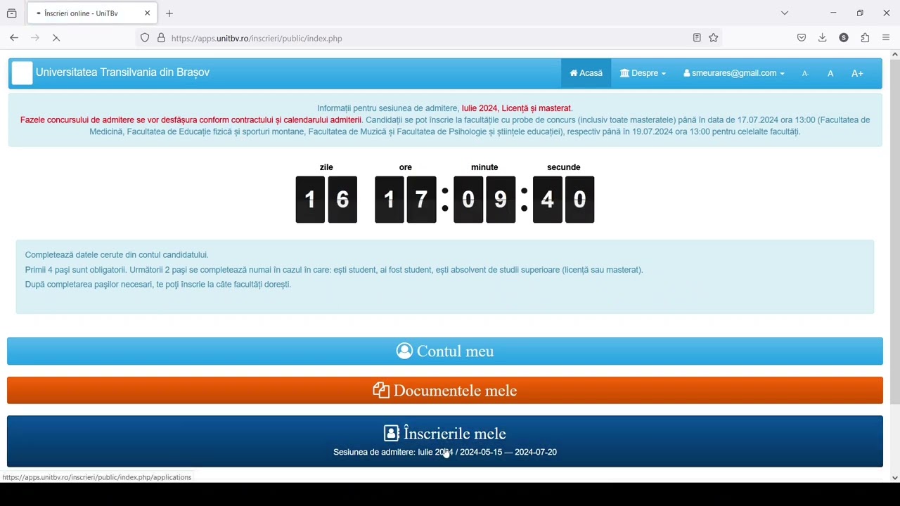 Tutorial admitere 2024