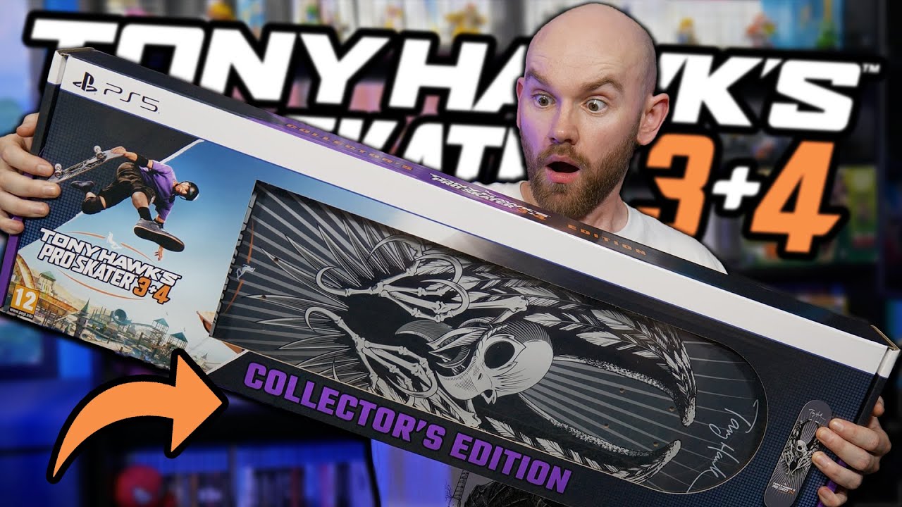 Tony Hawk's Pro Skater 3 + 4 Collector's Edition Unboxing!