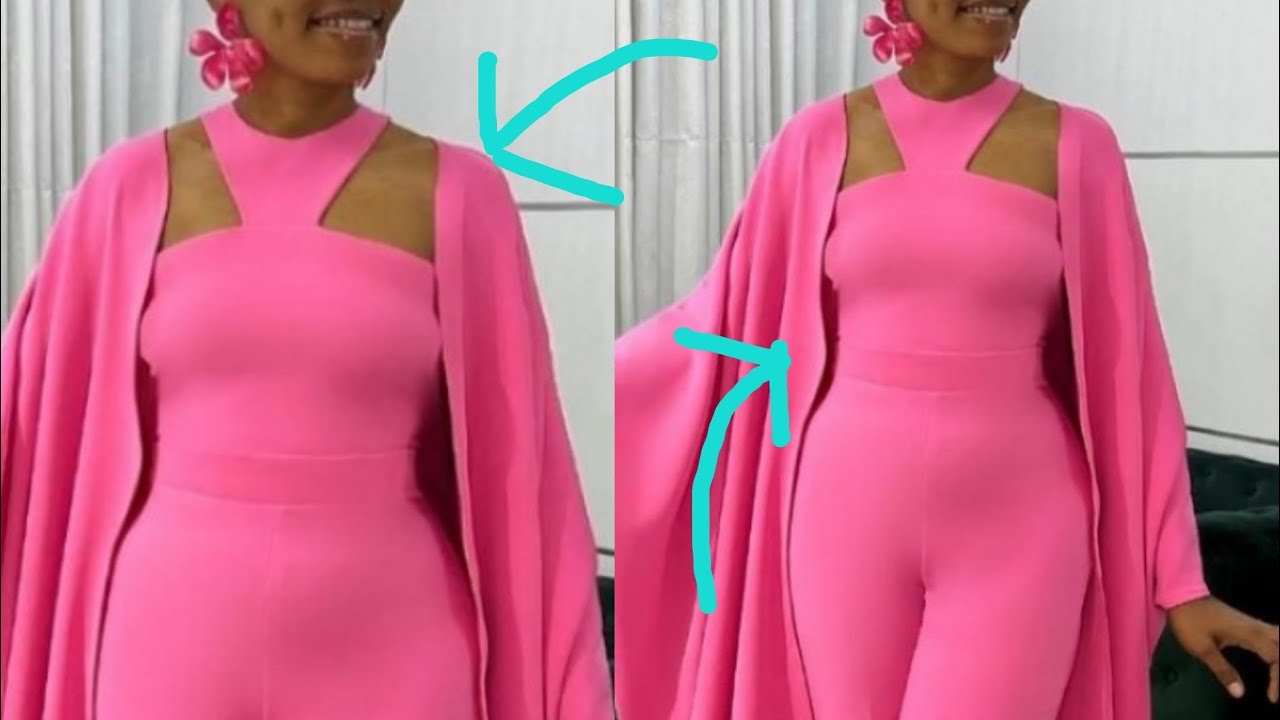 How to Cut & Sew A Crop Top with Yoke CutOut neatly.