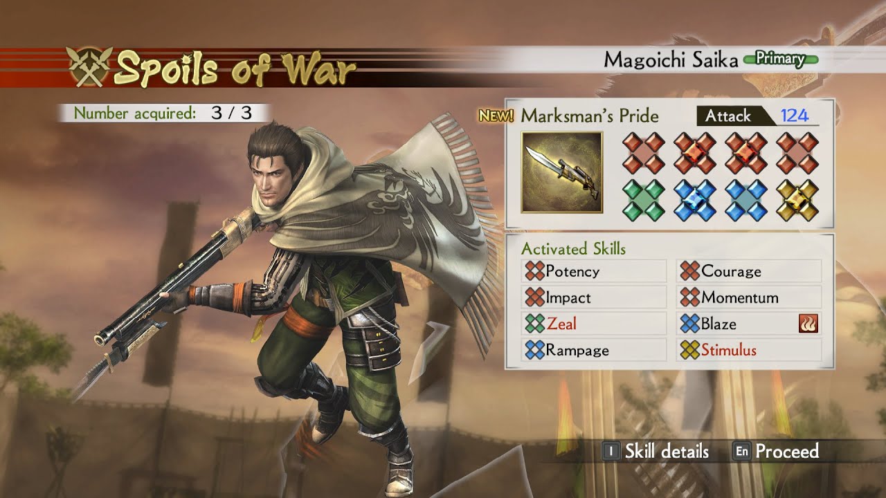 Samurai Warriors 4 DX Magoichi Saika Rare Weapon Guide w/Commentary (Nightmare)