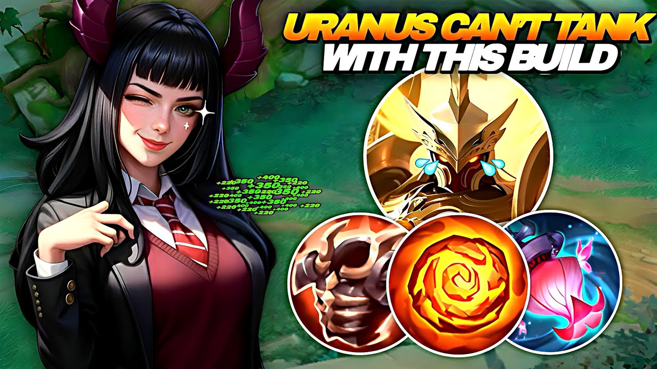 GOODBYE URANOS TANKINESS! THE ULTIMATE COUNTER BUILD | MLBB