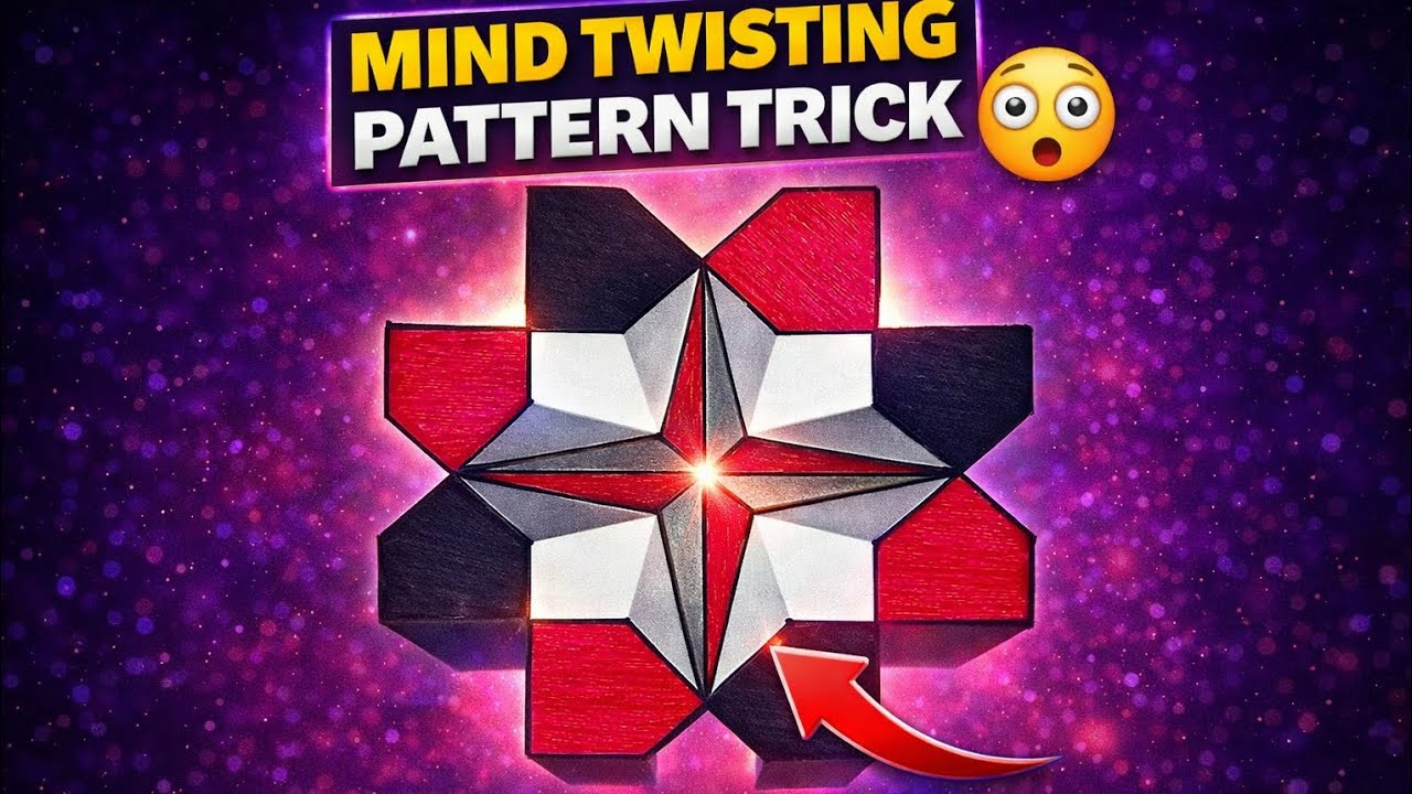 This Star Isn’t Flat… Look Again 😳 | 3D Illusion Drawing