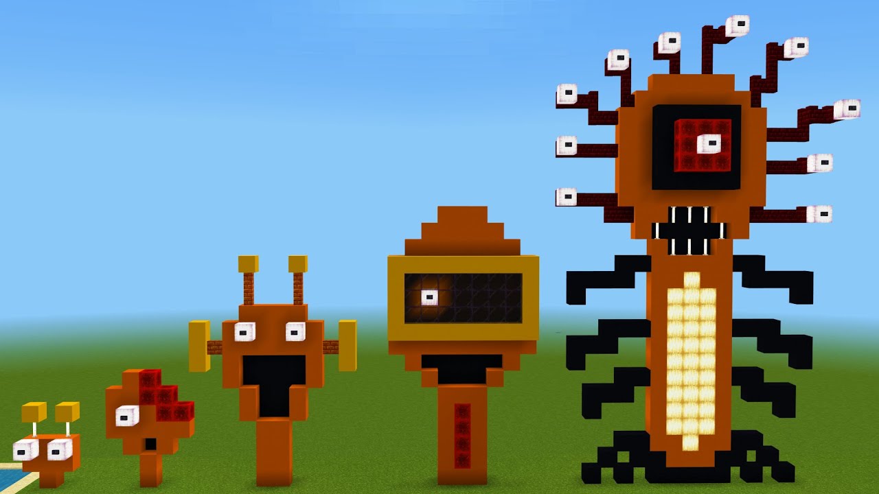 Orange Sprunki Evolution Add-on In Minecraft PE