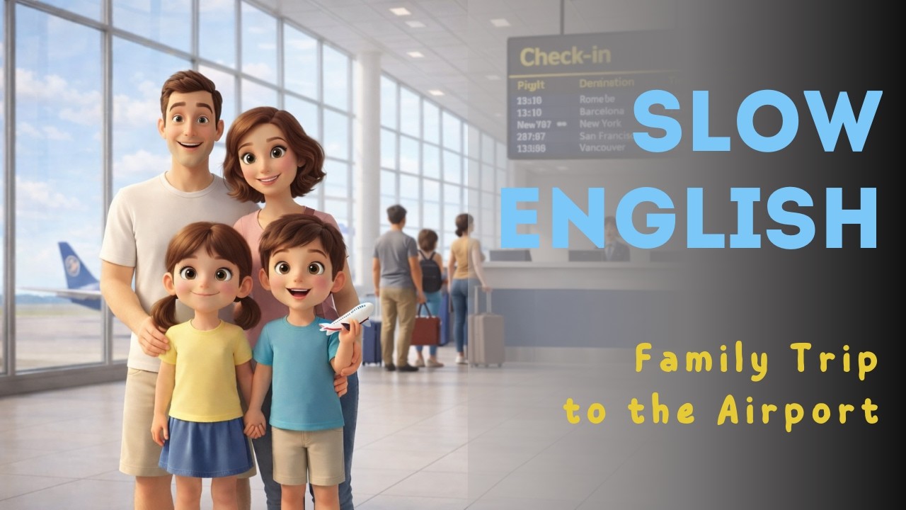We Are Late for Our Flight | Easy English Story