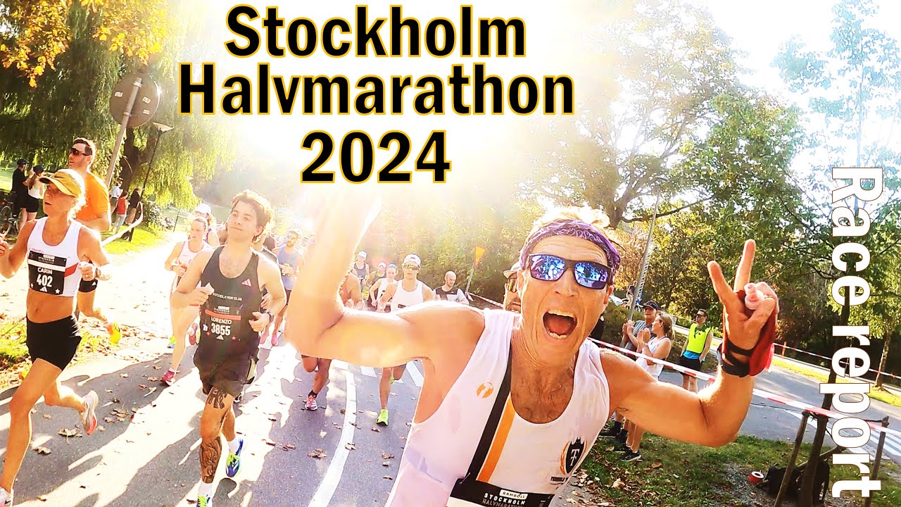 Stockholm Halvmarathon 2024 - Race report vlog