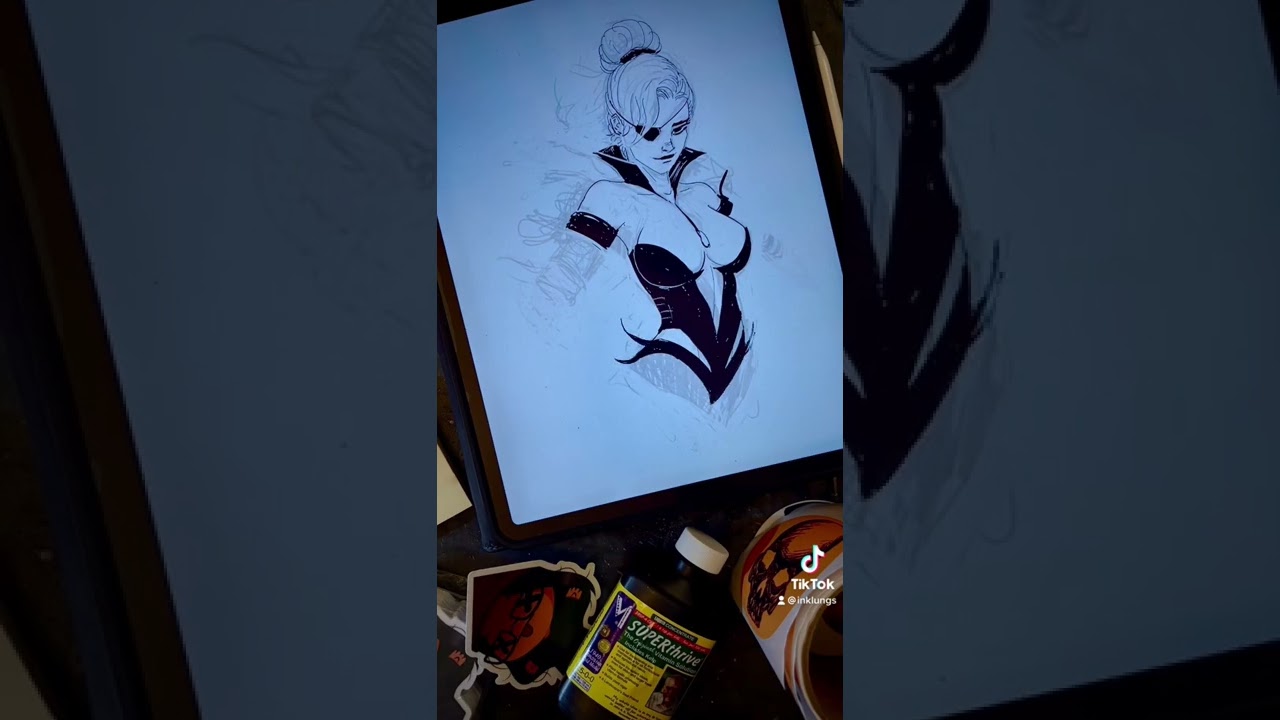 Quick sketch on Procreate #procreate #procreateart #art #shorts #timelapse
