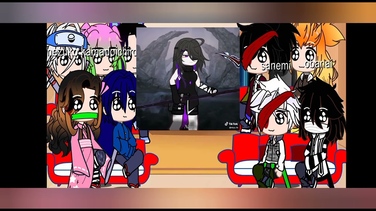 Hashira react to tanjiro as radom gacha TikTok part 2