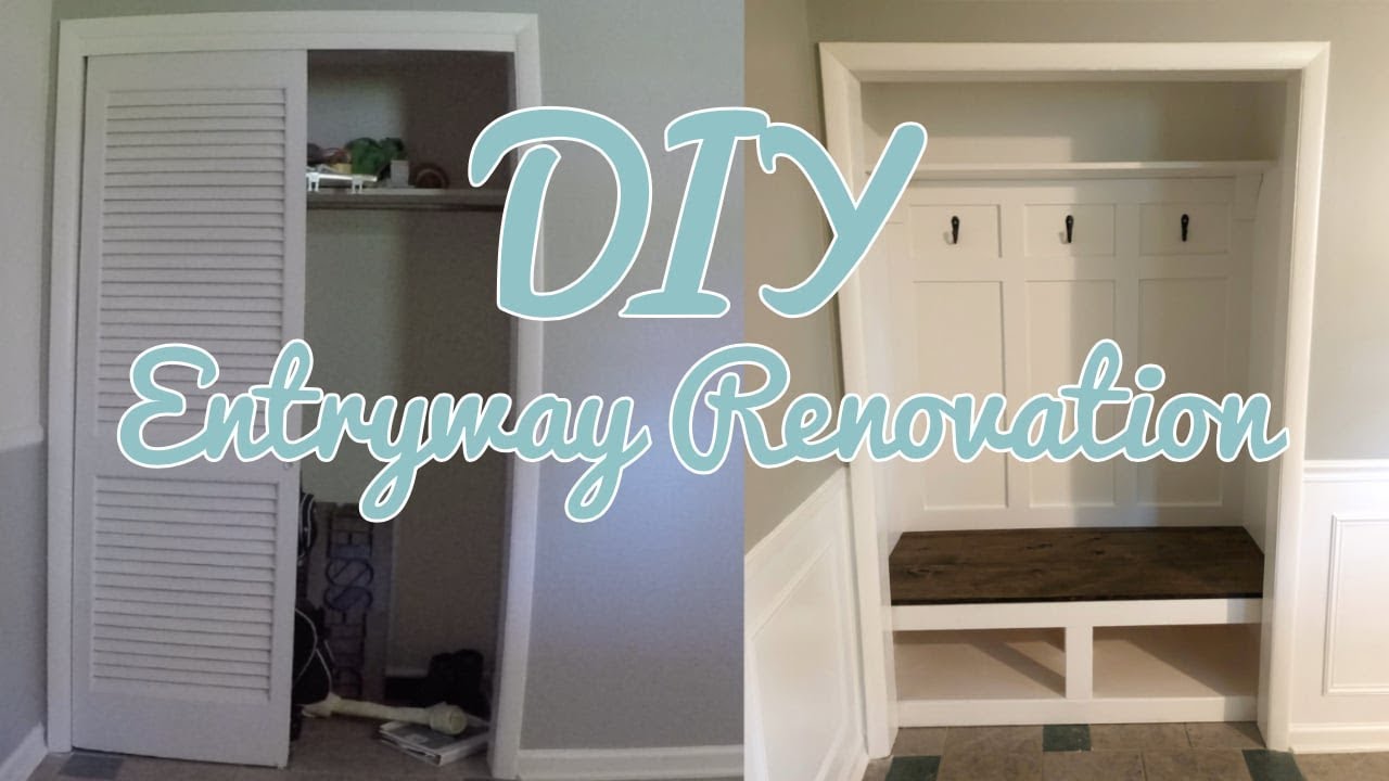 DIY Entryway Closet Makeover Time-lapse