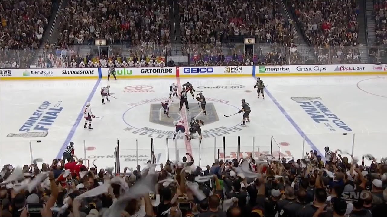 2018 Stanley Cup Final. Capitals vs Golden Knights. Game 1. May 28, 2018