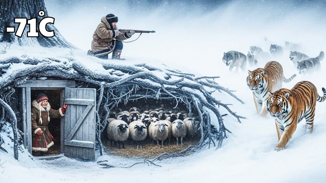 Afghan Mountain Survival: Husband and Wife Guard Sheep from Wolf Packs