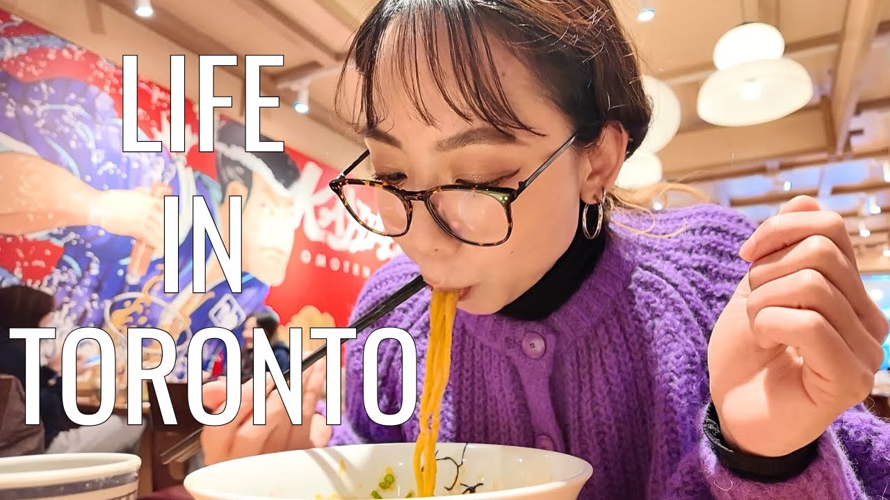 a REALISTIC few days in the life of a Japanese Living alone in Toronto | Ramen shop, coffee shop