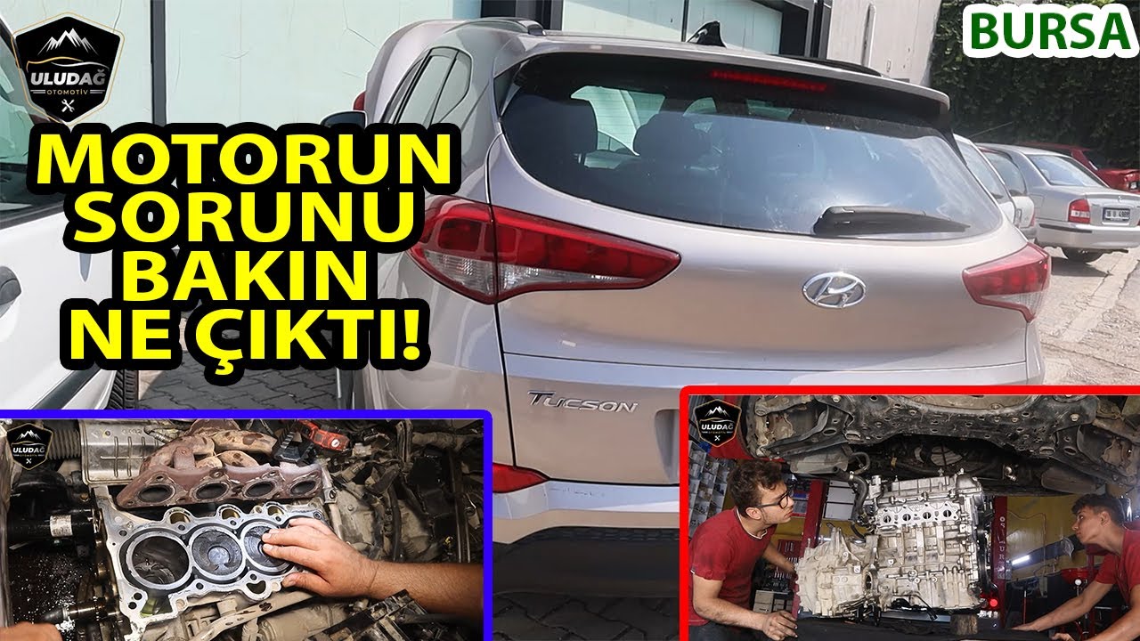 110.000 KM'DE SIFIR MOTOR YAPTIK (2016 HYUNDAİ TUCSON 1.6 MOTOR  REKTEFİYE /SİLİNDİR KAPAK YENİLEME)