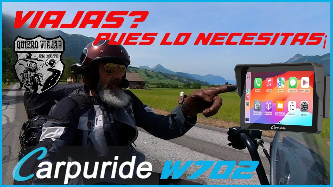 ✌️Carpuride W702😍 - INDISPENSABLE para hacer KILOMETROS🏍️