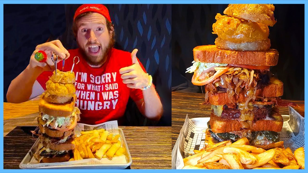 Ultimate Casino BBQ Burger Challenge at Tony Gwynns