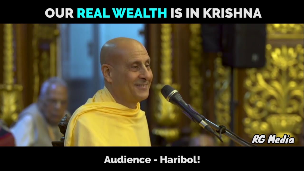 Our real wealth is in Krishna | HH Radhanath Swami | Short Snippet