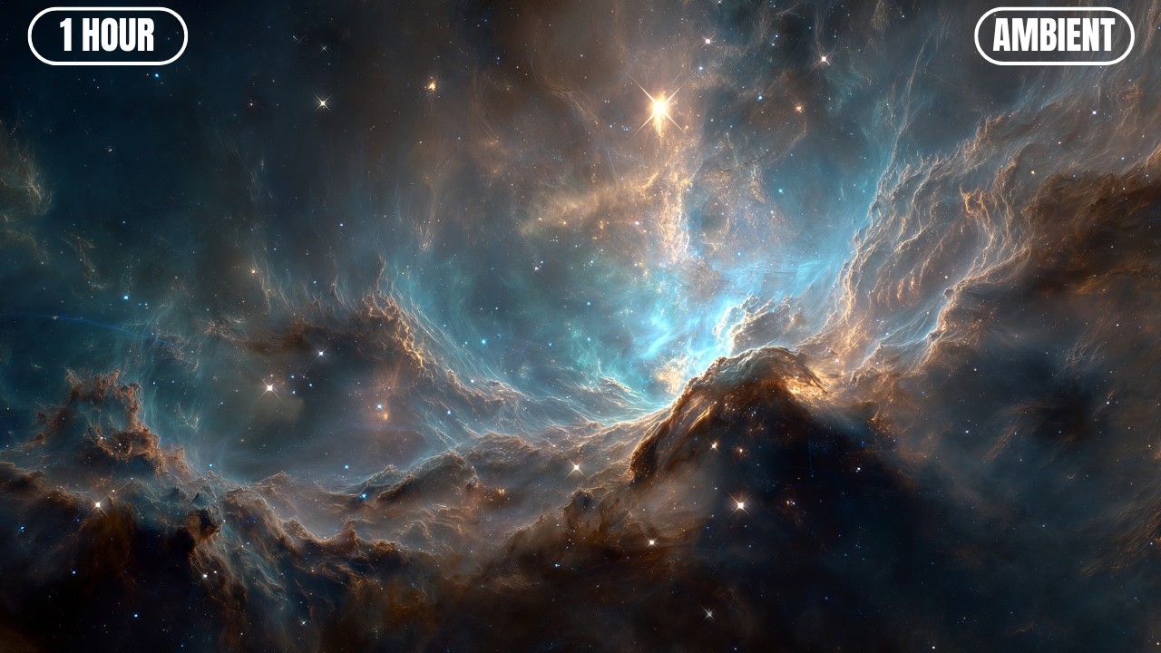 Deep Focus Music 1 Hour - Nebula's Core Dark Ambient