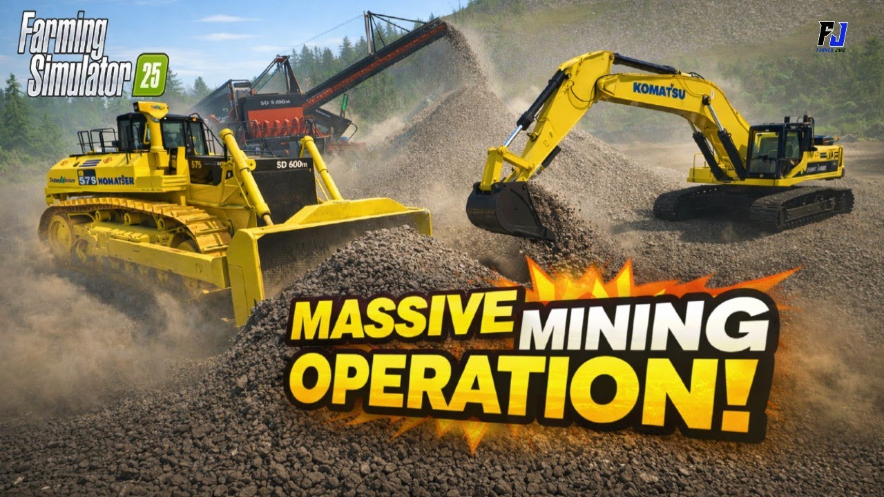 LIVE FS25 GOLD MINING! Multiplayer stream!