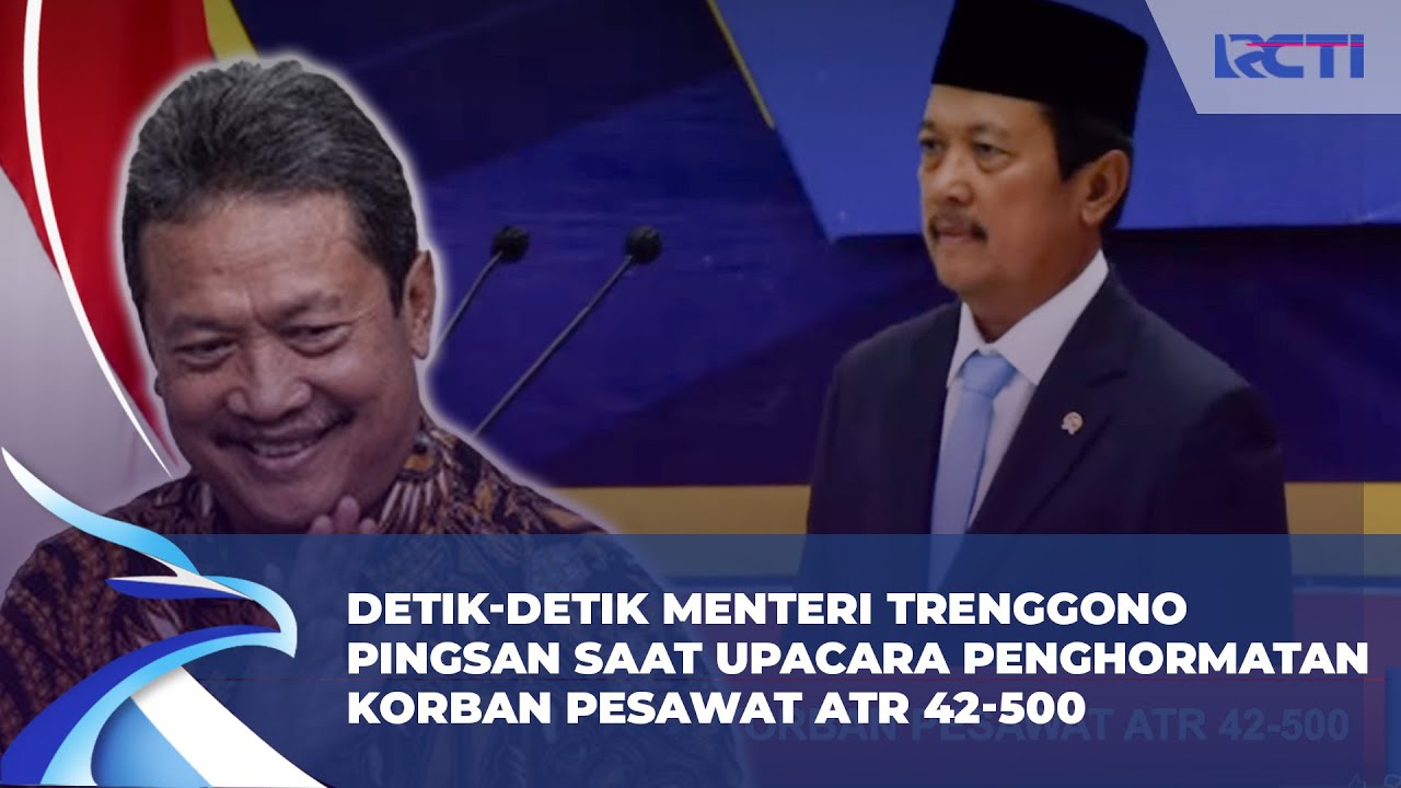Menteri KKP Trenggono Pingsan Saat Upacara Penghormatan Korban Pesawat ATR 42-500