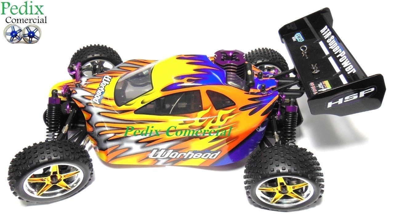Automodelo 1/10 Buggy HSP motor Vertex 18 Nitro 4x4 - dest Jundiaí