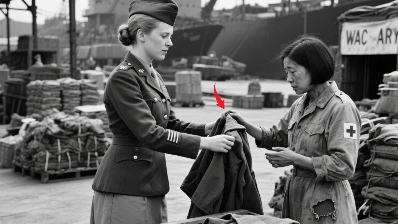 Female Japanese Officers Cried When American Women Gave Them New Clothes