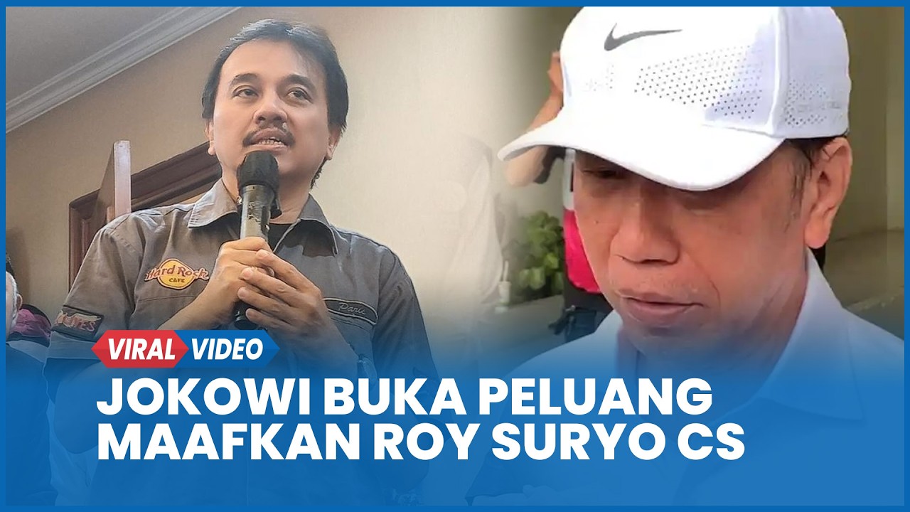 Jokowi Buka Peluang Maafkan Roy Suryo Cs: Tetapi Urusan Hukum Kan Lain