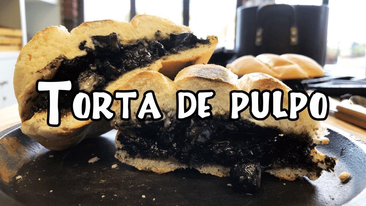 Torta de pulpo en su tinta