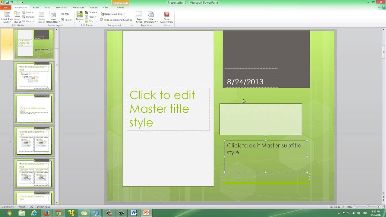 How to Create a PowerPoint Master Slide - Control your entire Slideshows Look with ONE Slide