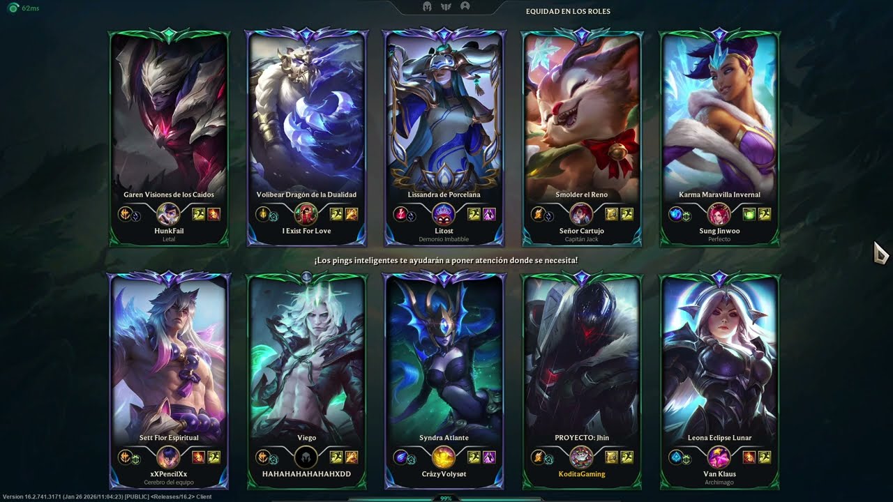 GAMEPLAY - LOL - CLASIS