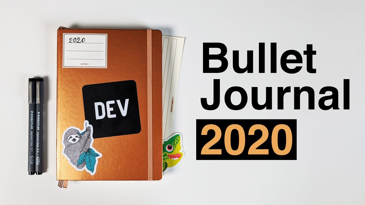Мой ежедневник | Мужской взгляд на Bullet Journal 2020 | Минималистичный BuJo