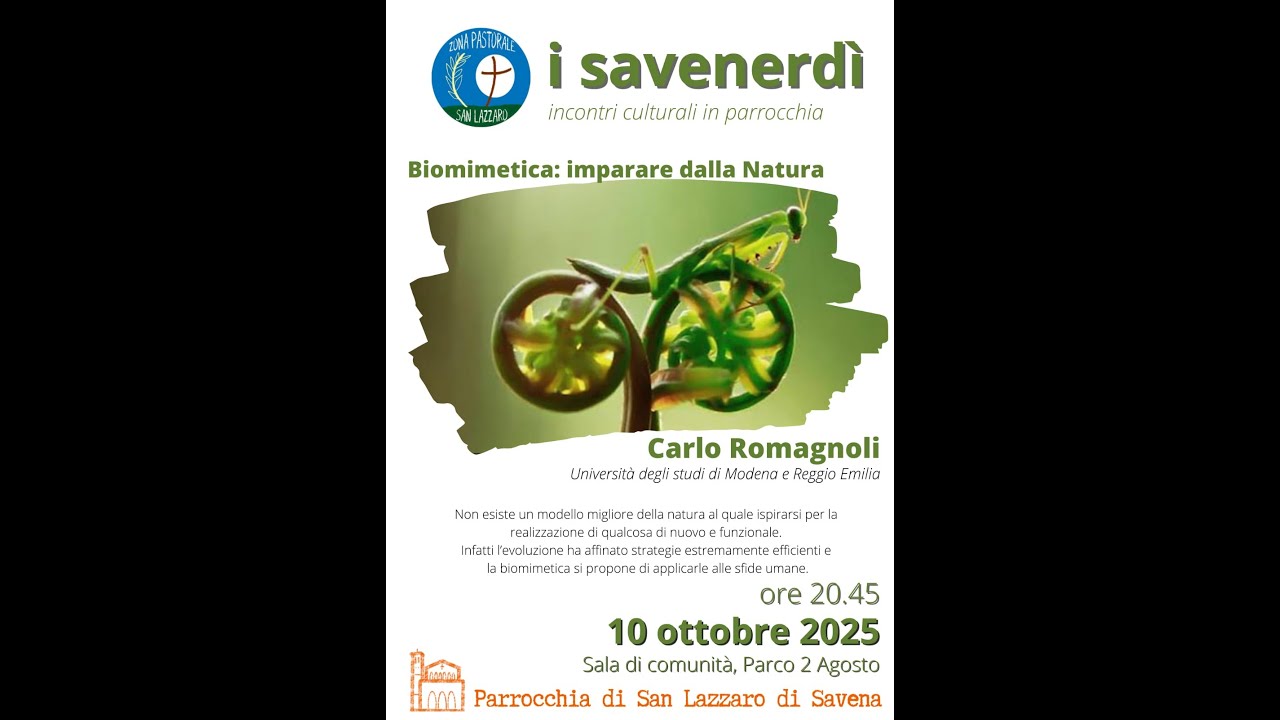 10/10/2025 Biomimetica: imparare dalle piante