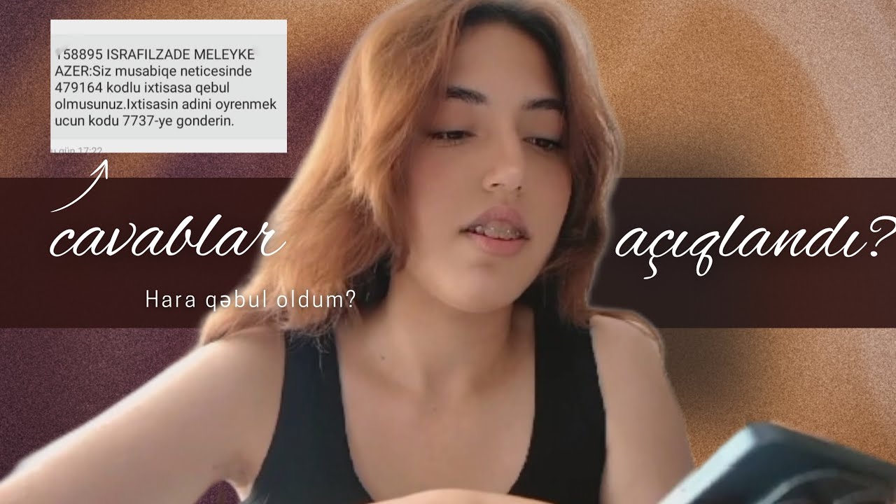 NƏTİCƏLƏR AÇIQLANDI! 2024 hara qəbul oldum? #2024tayfa
