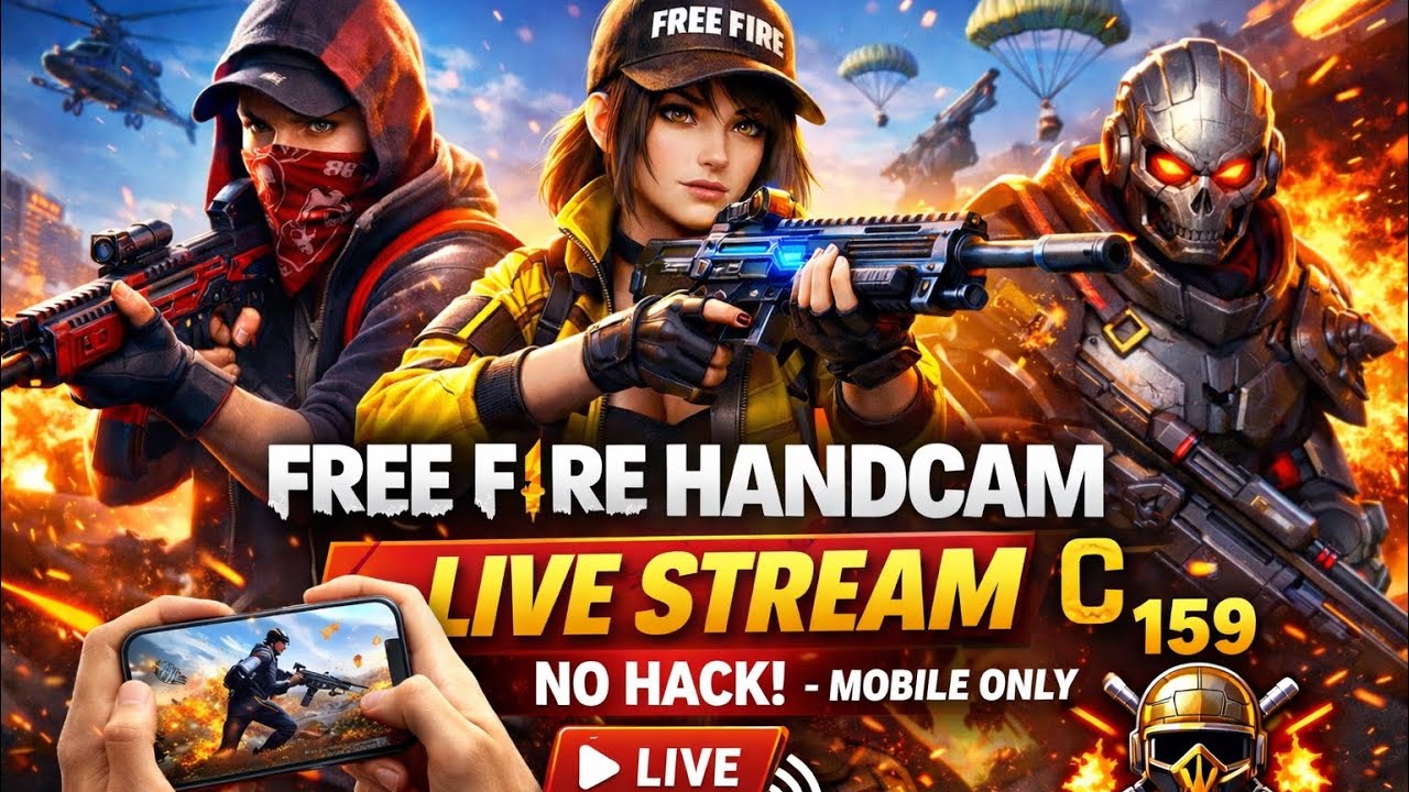 🔴 Free Fire Live | BR Rank Gameplay | Pro Headshots