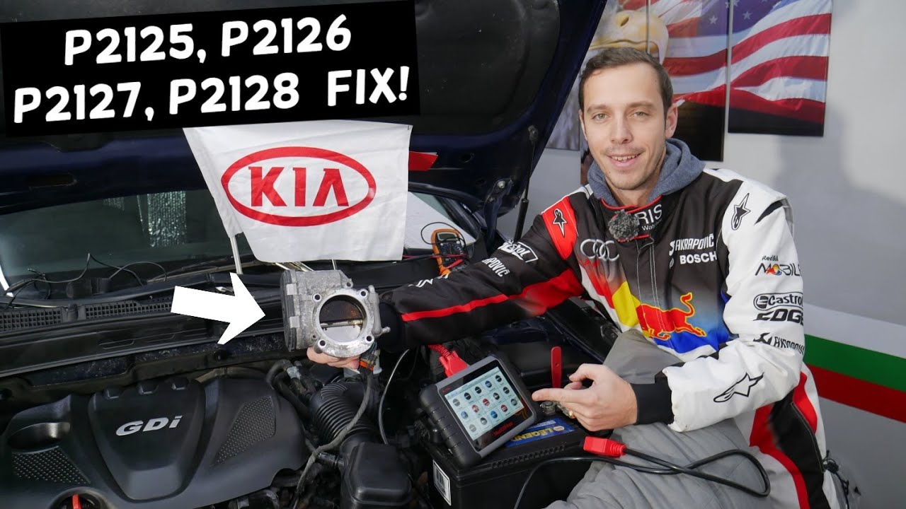 KIA OPTIMA CODE P2125 P2126 P2127 2128 ENGINE LIGHT ON FIX