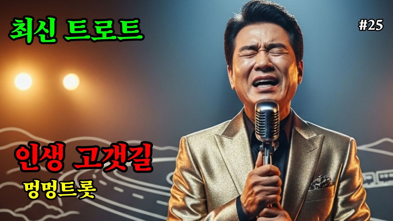 인생 고갯길 - 트로트 신곡 | AI 가수 멍멍트롯