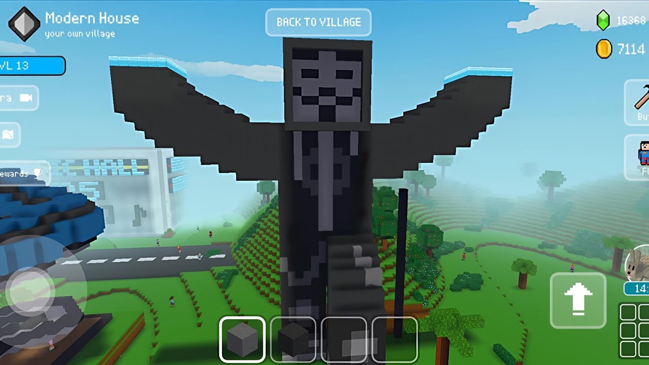 Block Craft 3D (Minecraft): Crazy crafting: How To Build Hacker Face 😈