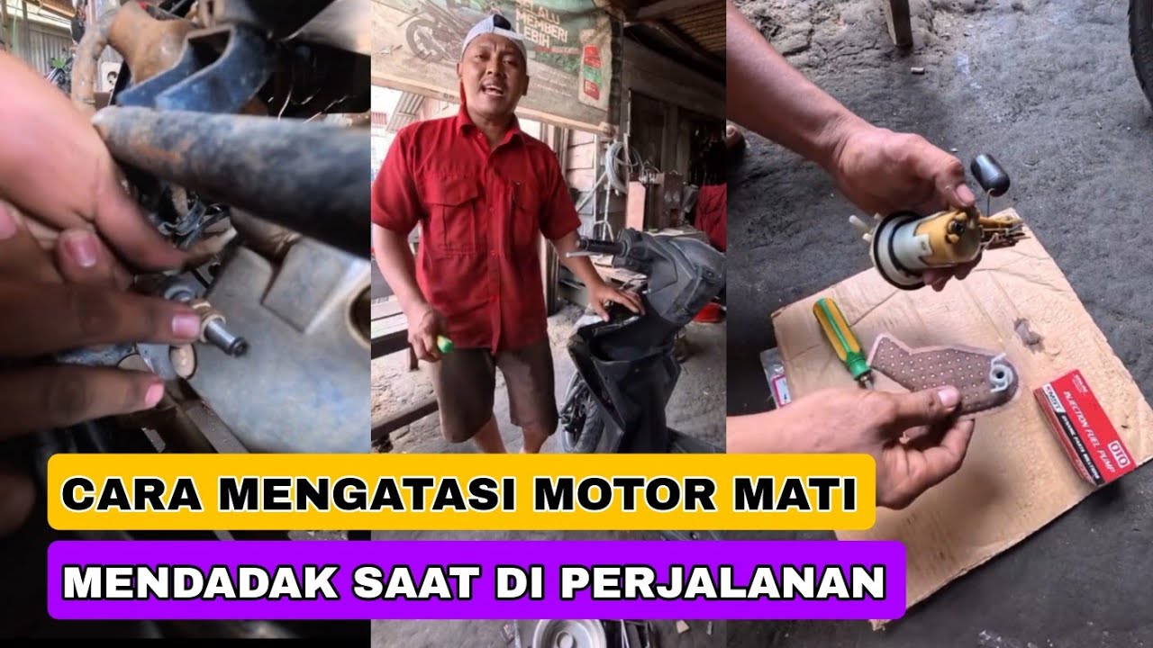 CARA MENGATASI MOTOR MATI MENDADAK SAAT DI PERJALANAN 