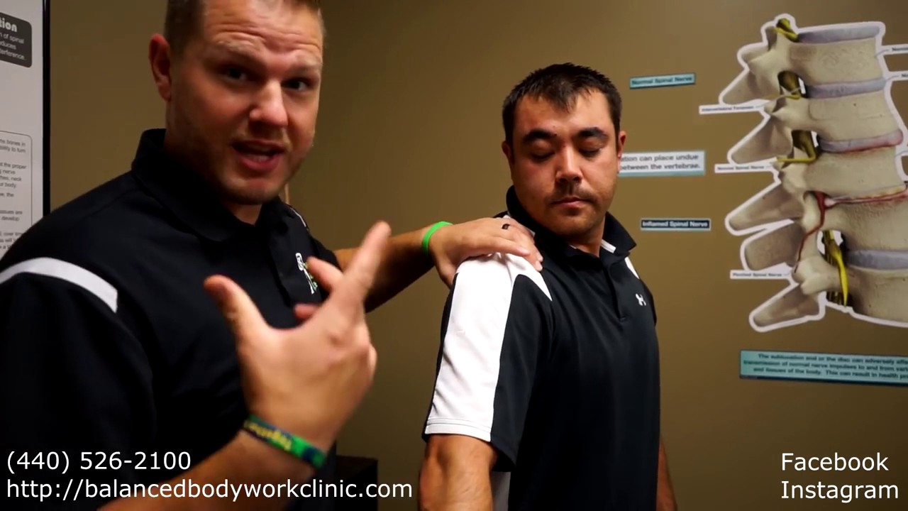 Chiropractic Adjustment on a Golfer