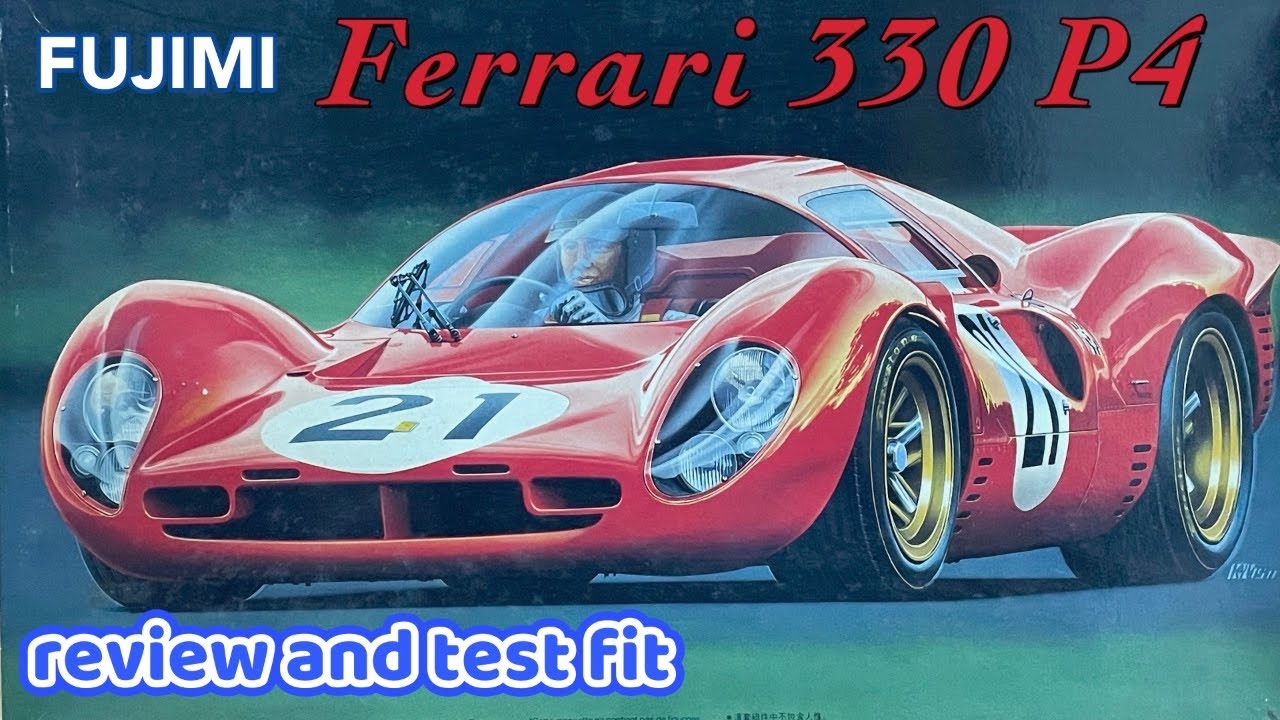 【フジミ1/24 フェラーリ330P4】の開封レビューと仮組みの様子