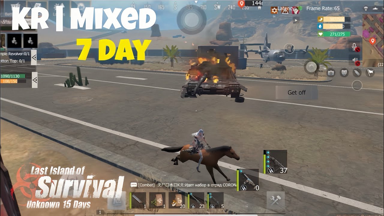 Start Bloody Mode 7day KR|Mixed PART 4 last island of survival
