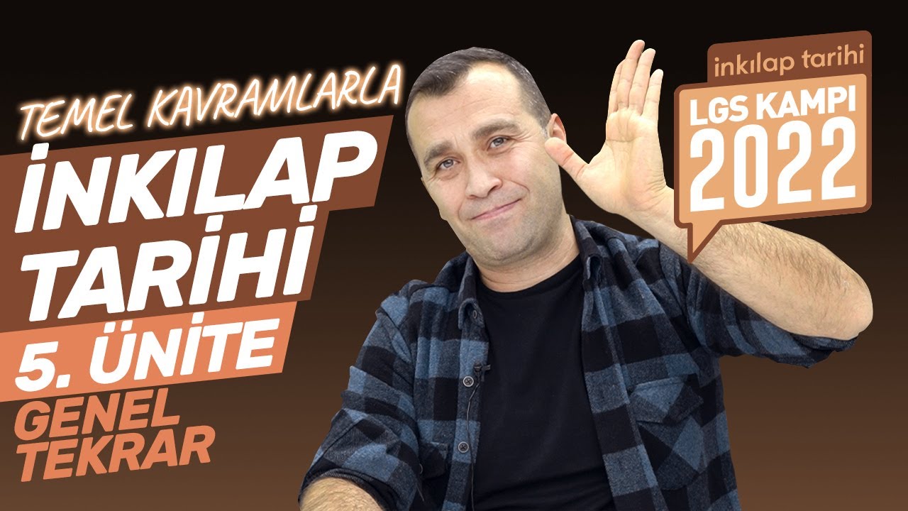 8. Sınıf İnkılap 5. Ünite Özeti ve Full Tekrar (Temel Kavramlarla Demokratikleşme Çabaları)
