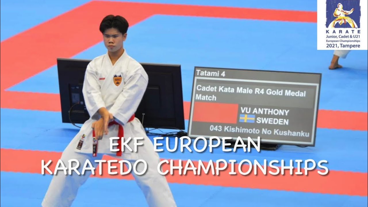 Kata Kishimoto No Kushanku｜Vu Anthony｜EKF Junior, Cadet & U21 European Karatedo Championships 2021｜