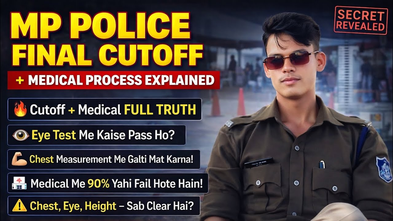 🔥 MP Police Cutoff + Medical Full Truth 2026 😱 Final Selection Ka Sach!