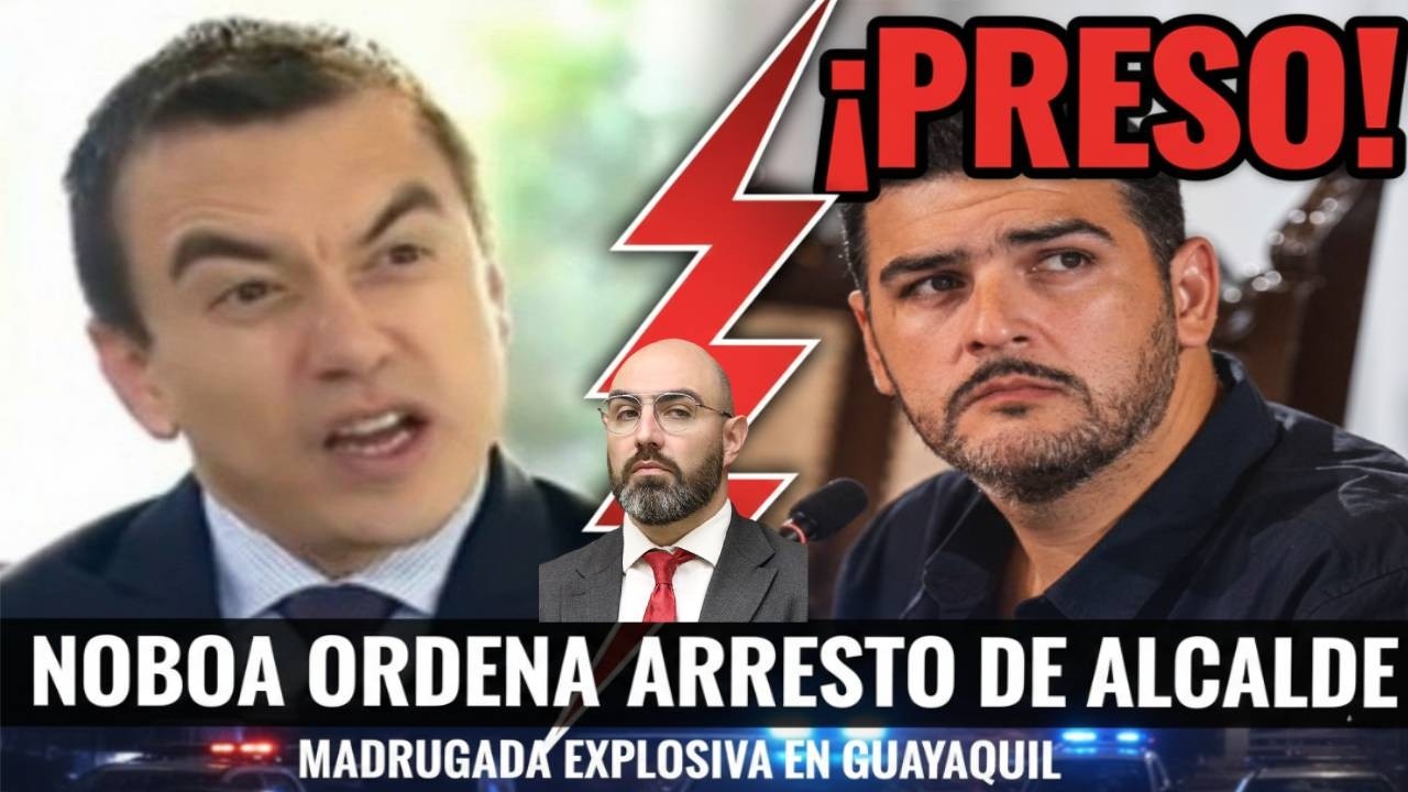 ¡URGENTE! Noboa y Godoy ARRESTAN a Aquiles Alvarez Todo lo que pasó esta madrugada
