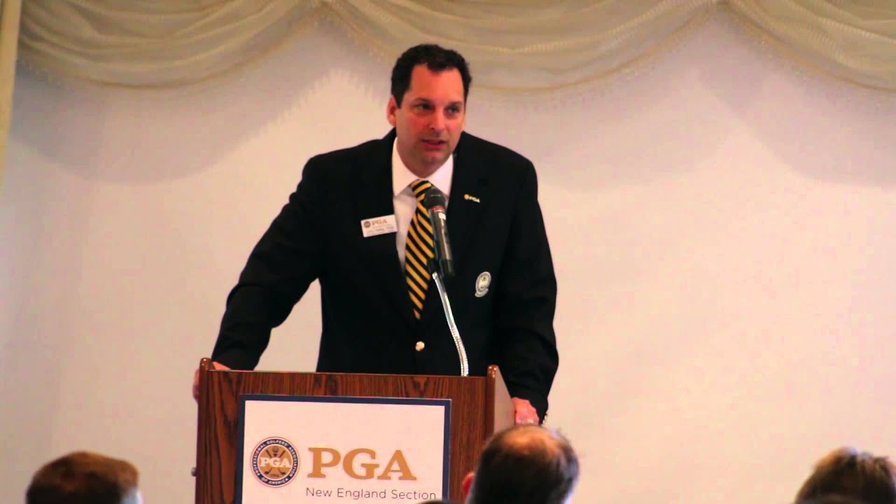 Larry Kelley, PGA's Presidents Report at 2014 NEPGA Spring Meeting