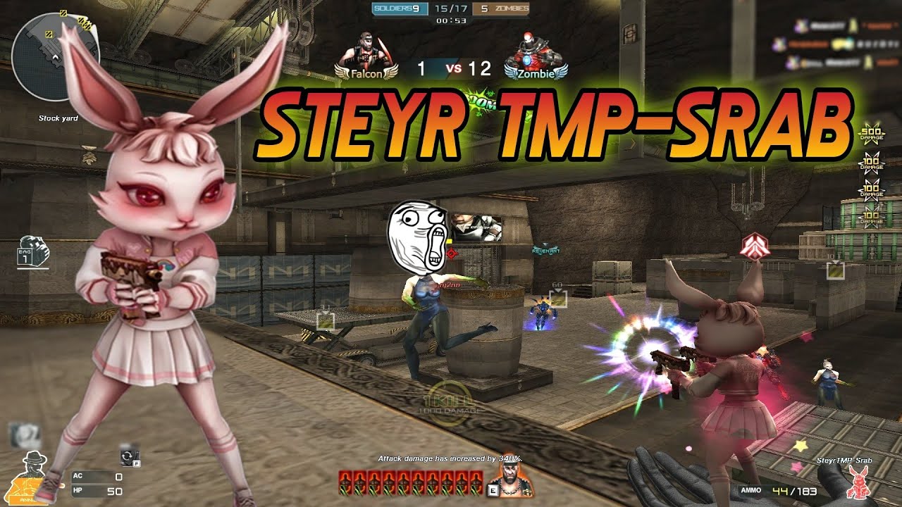 CF3.0 Space Rabbit Steyr TMP GamePlay |CrossFire Philippines| MonarchZombieV4 #shorts
