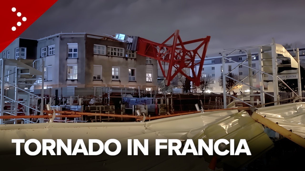 Tornado si abbatte su Ermont in Val d'Oise a nord di Parigi: crollano gru, un morto, 10 feriti