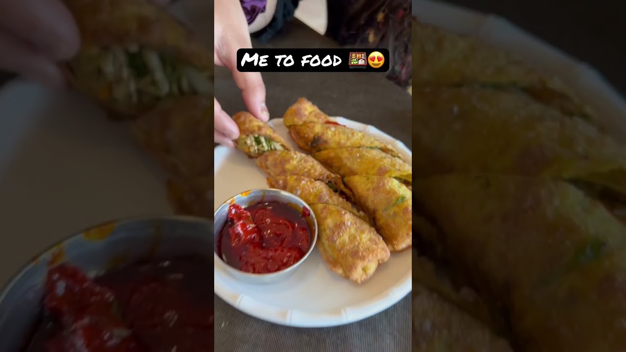 Food is ❤️     #hubli #food #rolls #breakfast
