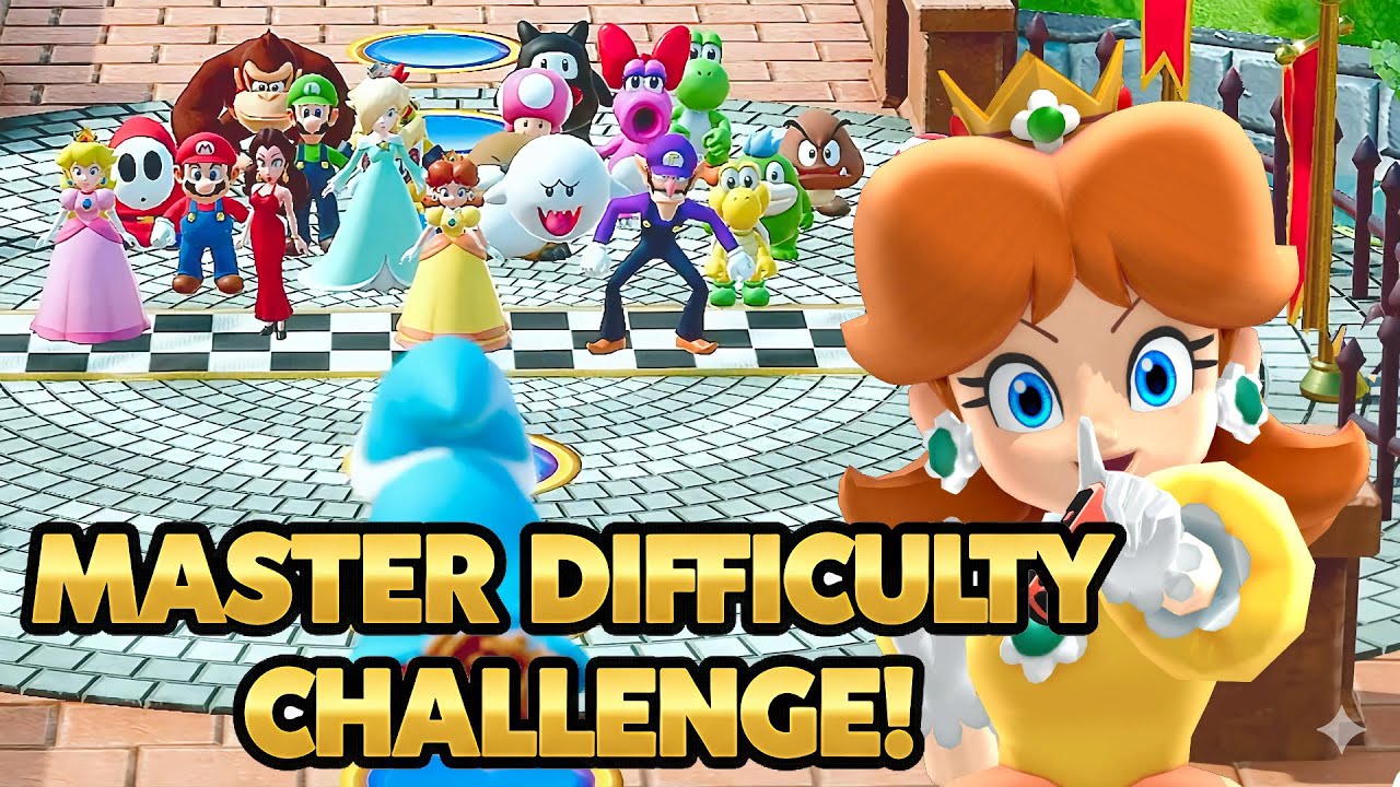 Super Mario Party Jamboree Koopathlon Daisy Gameplay CPU Master