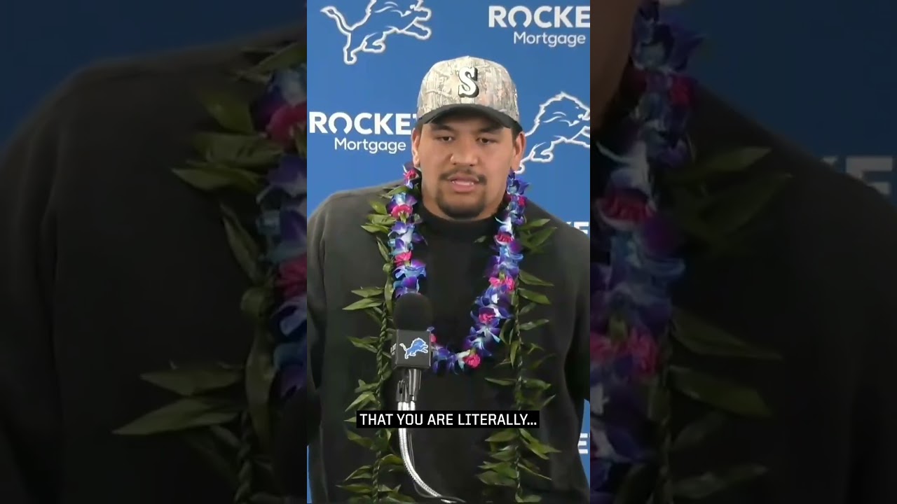 Penei Sewell: “You are capable of doing anything you set your mind to” 💙 | Detroit Lions 